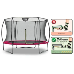 EXIT TOYS EXIT Silhouette Trampoline ø305cm - Roze 8 EXIT TOYS EXIT Silhouette Trampoline ø305cm - Roze -EXIT TOYS || Steiff || fehn Verkoopwinkel exit silhouette trampoline o305cm roze a251512 1