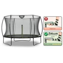 EXIT TOYS EXIT Silhouette Trampoline ø305cm - Zwart 8 EXIT TOYS EXIT Silhouette Trampoline ø305cm - Zwart -EXIT TOYS || Steiff || fehn Verkoopwinkel exit silhouette trampoline o305cm zwart a251452 1