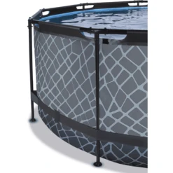 EXIT TOYS EXIT Stone Zwembad ø360x122cm Met Afdekking En Sand Filterpomp, Grijs -EXIT TOYS || Steiff || fehn Verkoopwinkel exit stone zwembad o360x122cm met afdekking en sand filterpomp grijs a294621 3