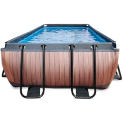 EXIT TOYS EXIT Wood Pool 540x250x100cm Met Afdekking, Sand Filter En Warmtepomp, Bruin -EXIT TOYS || Steiff || fehn Verkoopwinkel exit wood pool 540x250x100cm met afdekking sand filter en warmtepomp bruin a294606 3