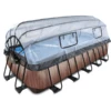 EXIT TOYS EXIT Wood Pool 540x250x122cm Met Afdekking En Sand Filter En Warmtepomp, Bruin -EXIT TOYS || Steiff || fehn Verkoopwinkel exit wood pool 540x250x122cm met afdekking en sand filter en warmtepomp bruin a294642