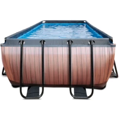 EXIT TOYS EXIT Wood Pool 540x250x122cm Met Afdekking En Sand Filterpomp, Bruin -EXIT TOYS || Steiff || fehn Verkoopwinkel exit wood pool 540x250x122cm met afdekking en sand filterpomp bruin a294633 3