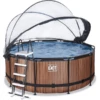 EXIT TOYS EXIT Wood Pool ø360x122cm Met Afdekking, Sand Filter- En Warmtepomp, Bruin -EXIT TOYS || Steiff || fehn Verkoopwinkel exit wood pool o360x122cm met afdekking sand filter en warmtepomp bruin a294637