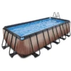 EXIT TOYS EXIT Wood Pool ø450x122cm Met Sand Filterpomp, Bruin -EXIT TOYS || Steiff || fehn Verkoopwinkel exit wood pool o450x122cm met sand filterpomp bruin a294616
