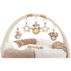 FEHN 3-D-Activity-Nest Teddy - Rainbow -EXIT TOYS || Steiff || fehn Verkoopwinkel fehn 3 d activity nest teddy rainbow a134791 1