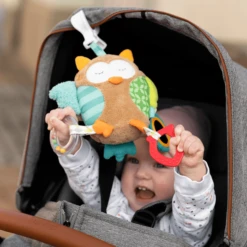 FEHN Activity-Uil Met Klem - Sleeping Forest -EXIT TOYS || Steiff || fehn Verkoopwinkel fehn activity uil met klem sleeping forest a134442 4