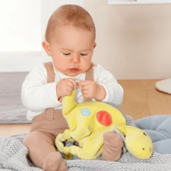 Fehn ® Knuffeldoek Handpop Dino -EXIT TOYS || Steiff || fehn Verkoopwinkel fehn knuffeldoek handpop dino a363158 4