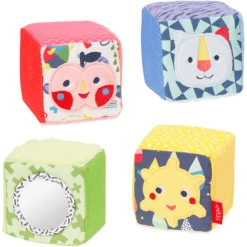 Fehn ® Set Van 4 Kubussen COLOR Friends