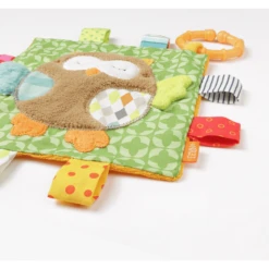 Fehn® Sleeping Forest Knisperdoek Uil Met Ring -EXIT TOYS || Steiff || fehn Verkoopwinkel fehn sleeping forest knisperdoek uil met ring a273733 2