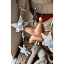 Filibabba Muzikaal Mobieltje Shooting Star Grijs Gemêleerd -EXIT TOYS || Steiff || fehn Verkoopwinkel filibabba muzikaal mobieltje shooting star grijs gemeleerd a333377 4