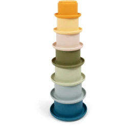 Filibabba Siliconen Stapelbeker - Blauw