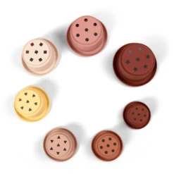 Filibabba Siliconen Stapelbeker - Roos -EXIT TOYS || Steiff || fehn Verkoopwinkel filibabba siliconen stapelbeker roos a383175 3