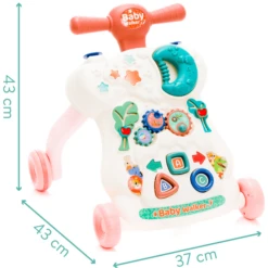 Fillikid Babywalker Loopstoeltje Oud Roze -EXIT TOYS || Steiff || fehn Verkoopwinkel fillikid babywalker loopstoeltje oud roze a343858 1