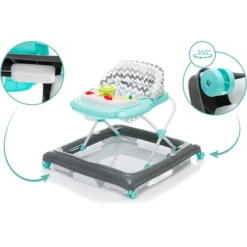 Fillikid Loopwagen Zigzag Mint Grijs -EXIT TOYS || Steiff || fehn Verkoopwinkel fillikid loopwagen zigzag mint grijs a276427 3