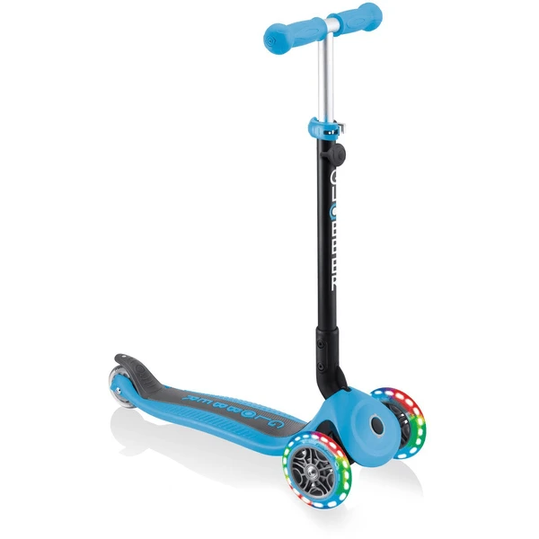 GLOBBER GO-UP FOLDABLE PLUS LIGHT S Lichtblauw - Met Verlichte Wielen 4 GLOBBER GO-UP FOLDABLE PLUS LIGHT S Lichtblauw - Met Verlichte Wielen - Image 2