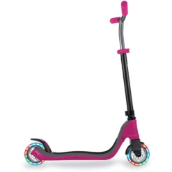 GLOBBER Scoot Er FLOW 125 LIGHT S Robijnroze-grijs, Met Verlichte Wielen -EXIT TOYS || Steiff || fehn Verkoopwinkel globber scoot er flow 125 light s robijnroze grijs met verlichte wielen a303820 2