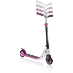 GLOBBER Scoot Er FLOW FOLDABLE 125 Wit-neon Roze -EXIT TOYS || Steiff || fehn Verkoopwinkel globber scoot er flow foldable 125 wit neon roze a303826 4