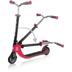GLOBBER Scoot Er FLOW FOLDABLE 125 Zwart-rood -EXIT TOYS || Steiff || fehn Verkoopwinkel globber scoot er flow foldable 125 zwart rood a303822 4