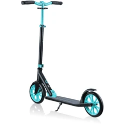 GLOBBER Scoot Er NL 205, Zwart-turquoise -EXIT TOYS || Steiff || fehn Verkoopwinkel globber scoot er nl 205 zwart turquoise a303843 2