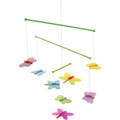Goki Houten Mobiel Vlinders -EXIT TOYS || Steiff || fehn Verkoopwinkel goki houten mobiel vlinders a263593 1