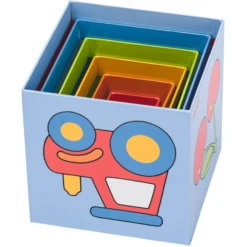 Goki Stapelende Kubus -EXIT TOYS || Steiff || fehn Verkoopwinkel goki stapelende kubus a305646 3