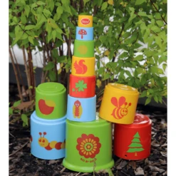 Gowi BIO By GOWI Pyramide Bos - 11tlg -EXIT TOYS || Steiff || fehn Verkoopwinkel gowi bio by gowi pyramide bos 11tlg a375387 4