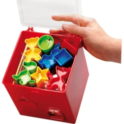 Gowi Insteekdoos Pyramide Vierkant - 19tlg -EXIT TOYS || Steiff || fehn Verkoopwinkel gowi insteekdoos pyramide vierkant 19tlg a375321 2