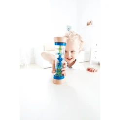 HAPE Blauwe Regenmaker -EXIT TOYS || Steiff || fehn Verkoopwinkel hape blauwe regenmaker a153831 2
