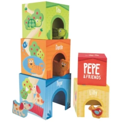 Hape Pepe En Friends Stapeltoren E0451