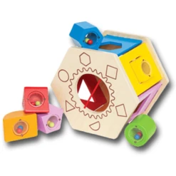 HAPE Sorteerbox Shake & Match 7-delig. -EXIT TOYS || Steiff || fehn Verkoopwinkel hape sorteerbox shake match 7 delig a038616 1
