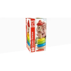 HAPE Stapel-Clown -EXIT TOYS || Steiff || fehn Verkoopwinkel hape stapel clown a050296 4