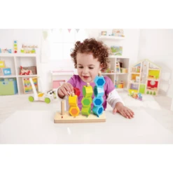 HAPE Tel- En Stapelspel -EXIT TOYS || Steiff || fehn Verkoopwinkel hape tel en stapelspel a062316 2