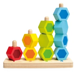 HAPE Tel- En Stapelspel -EXIT TOYS || Steiff || fehn Verkoopwinkel hape tel en stapelspel a062316 3