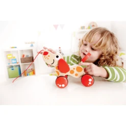 HAPE Trekdier Hondje "Puppy" -EXIT TOYS || Steiff || fehn Verkoopwinkel hape trekdier hondje puppy a062743 4