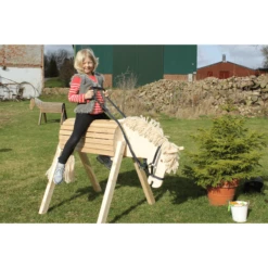 Helga Kreft Houten Tuinpaard Tamme -EXIT TOYS || Steiff || fehn Verkoopwinkel helga kreft houten tuinpaard tamme a276901 1