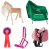 Helga Kreft Tuinpaardenset Tamme, Roze -EXIT TOYS || Steiff || fehn Verkoopwinkel helga kreft tuinpaardenset tamme roze a354631