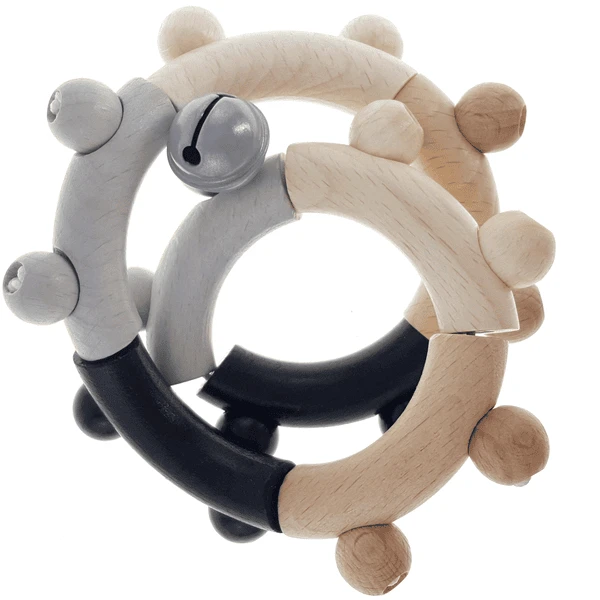 HESS Motorische Rammelaar Acht Natuurlijk Zwart 4 HESS Motorische Rammelaar Acht Natuurlijk Zwart - Image 2