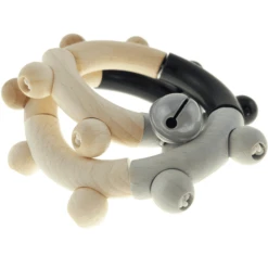 HESS Motorische Rammelaar Acht Natuurlijk Zwart 9 HESS Motorische Rammelaar Acht Natuurlijk Zwart -EXIT TOYS || Steiff || fehn Verkoopwinkel hess motorische rammelaar acht natuurlijk zwart a286224 2