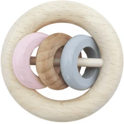 HESS Ronde Rammelaar 3 Ringe Roze