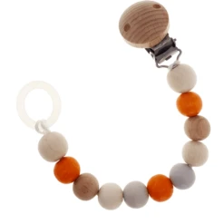 HESS Speenketting, Natuurlijk Oranje -EXIT TOYS || Steiff || fehn Verkoopwinkel hess speenketting natuurlijk oranje a286239 1