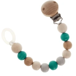 HESS Speenketting, Natuurlijk Turquoise -EXIT TOYS || Steiff || fehn Verkoopwinkel hess speenketting natuurlijk turquoise a286235 1