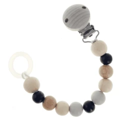 HESS Speenketting, Natuurlijk Zwart -EXIT TOYS || Steiff || fehn Verkoopwinkel hess speenketting natuurlijk zwart a286241 1