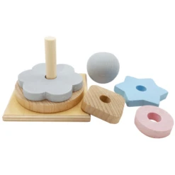 HESS Stapeltoren Nature -EXIT TOYS || Steiff || fehn Verkoopwinkel hess stapeltoren nature a247082 3