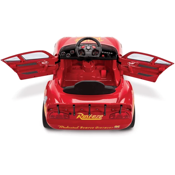 Huffy Disney Cars Lightning McQueen Auto 6V Rood 4 Huffy Disney Cars Lightning McQueen Auto 6V Rood - Image 2