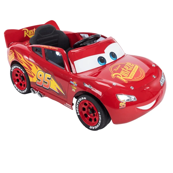 Huffy Disney Cars Lightning McQueen Auto 6V Rood 3 Huffy Disney Cars Lightning McQueen Auto 6V Rood