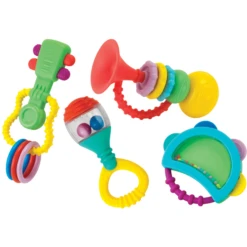 Infantino Muziek Teether Gift Set -EXIT TOYS || Steiff || fehn Verkoopwinkel infantino muziek teether gift set a313055 3