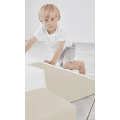 KIDKII Trap En Glijbaan Kunstleer Crème -EXIT TOYS || Steiff || fehn Verkoopwinkel kidkii trap en glijbaan kunstleer creme a375364 2