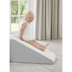 KIDKII Trap En Glijbaan Kunstleer Wit Lichtgrijs -EXIT TOYS || Steiff || fehn Verkoopwinkel kidkii trap en glijbaan kunstleer wit lichtgrijs a375357 1