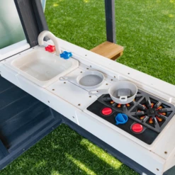 Kidkraft ® Speelhuisje Gezellig Ontsnappen Navy -EXIT TOYS || Steiff || fehn Verkoopwinkel kidkraft speelhuisje gezellig ontsnappen navy a369048 4