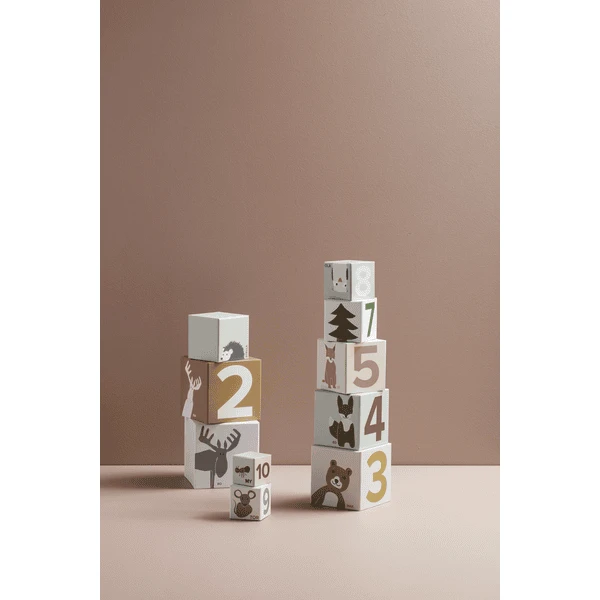 Kids Concept® Kartonnen Blokjes 1-10 Edvin 7 Kids Concept® Kartonnen Blokjes 1-10 Edvin - Afbeelding 5